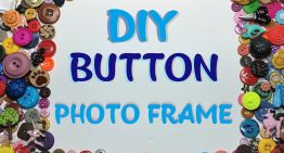 DIY – Button Photo Frame